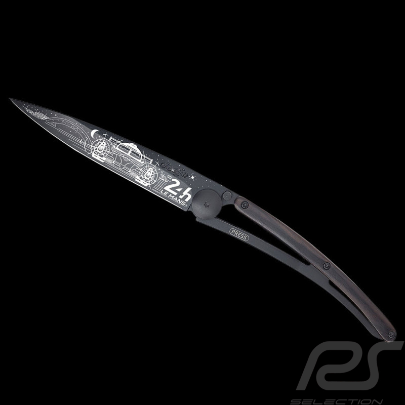 24h Le Mans Messer 100 Jahre Nachtausgabe Tattoo Titan Ebenholz Deejo DEE000725