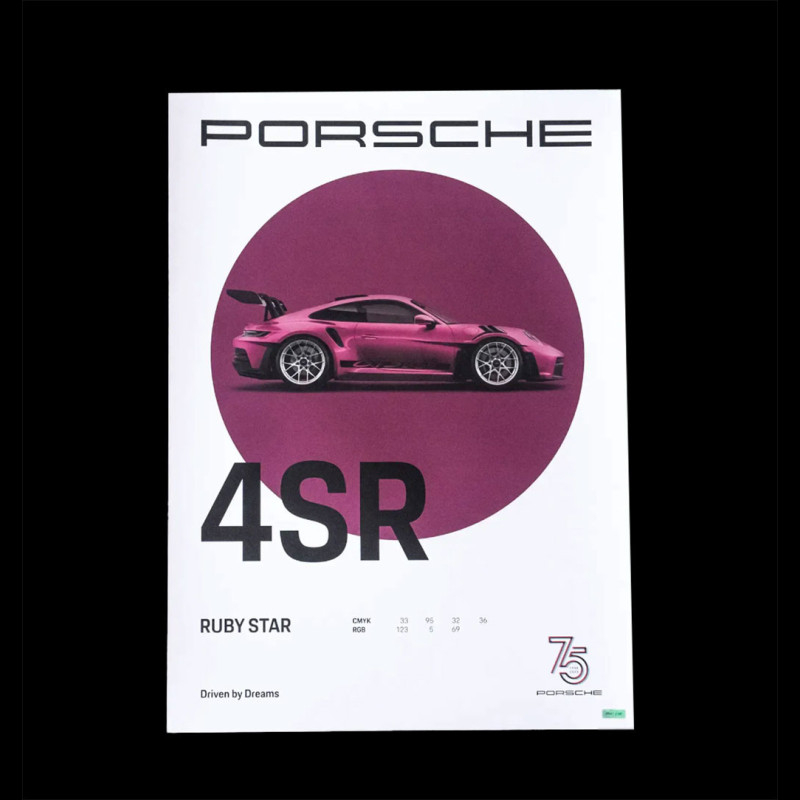 Porsche Poster Set – 75Y – Driven by Dreams