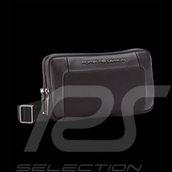 Porsche Design Umhängetasche Roadster Schwarz Leder / Nylon 4056487025988