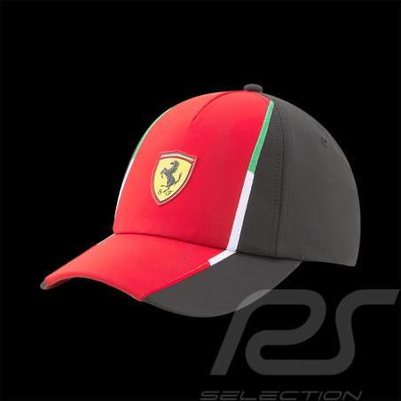 Casquette Ferrari F1 Team Puma Drapeau Italien Rouge / Noir 701223391.001 - mixte