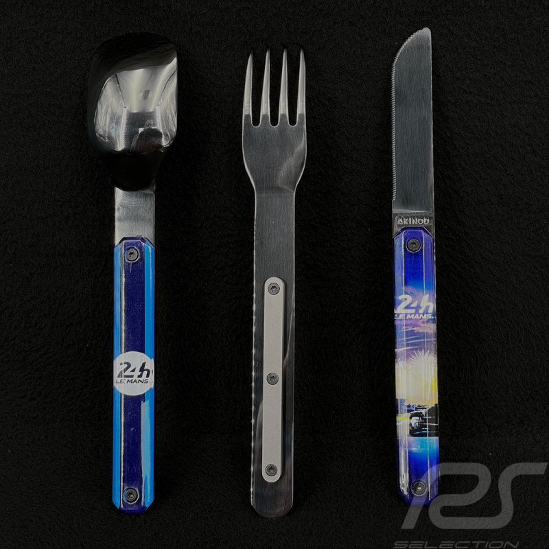 24h Le Mans Besteckset 2023 magnetisch Edelstahl Glänzend Schwarz Akinod AKI000363
