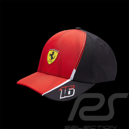 Ferrari Cap Charles Leclerc N° 16 F1 Puma Red / Black 701223375-001 - unisex