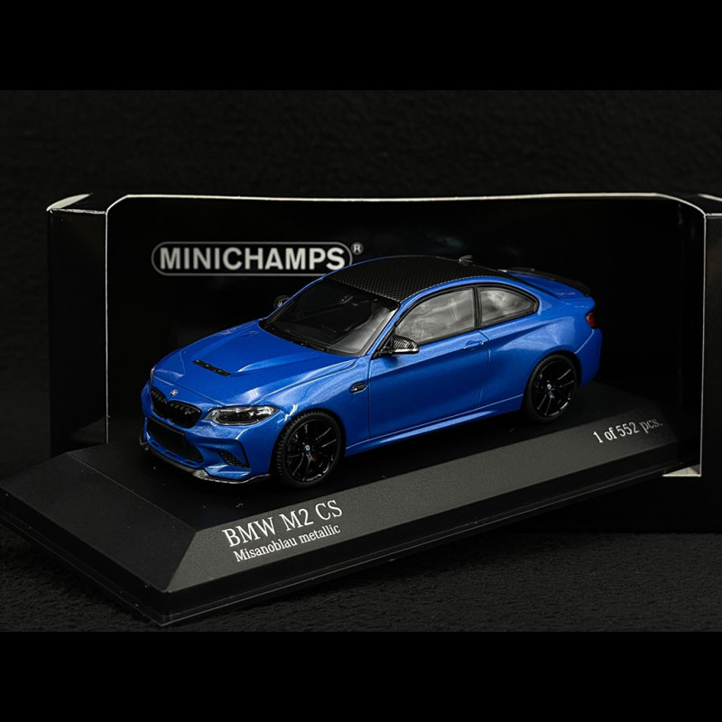 Minichamps 410021022 1:43 BMW M2 Cs-2020-Black with Black Wheels  Collectible Miniature Car