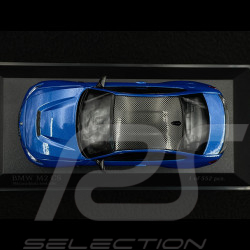 BMW M2 CS Type F87 2020 Bleu / Jantes noires 1/43 Minichamps 410021026
