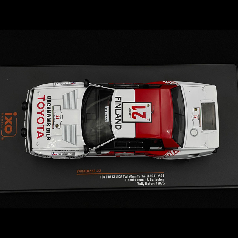 Toyota Celica TwinCam Turbo n° 21 Winner Rallye Safari 1985 1/24