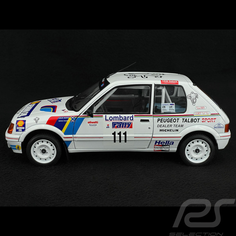 Peugeot 205 GTi n° 111 Lombard RAC Rally 1988 Colin McRae 1/18 Solido S1801715