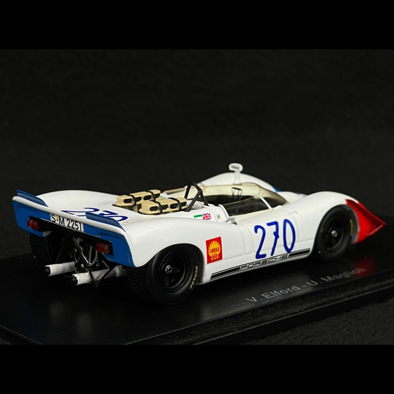 Porsche 908 /02 n° 270 2nd Targa Florio 1969 Vic Elford 1/43 Spark S9245