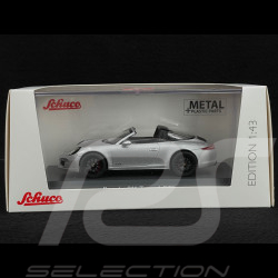 Porsche 911 Carrera GTS Targa Type 991 2017 Platine Silver metallic 1/43 Schuco 450759800