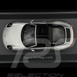 Porsche 911 Carrera GTS Targa Type 991 2017 Argent Platine métallisé 1/43 Schuco 450759800