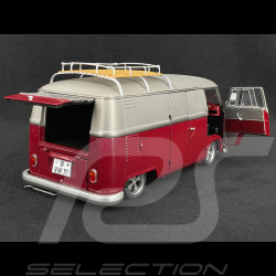 Volkswagen Combi T1b Bus Low rider 1962 Rouge / Gris 1/18 Schuco 450045600