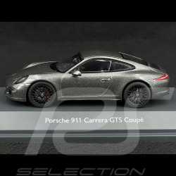 Porsche 911 Carrera GTS Coupé Type 991 2017 Quartz grey metallic 1/43 Schuco 450758300