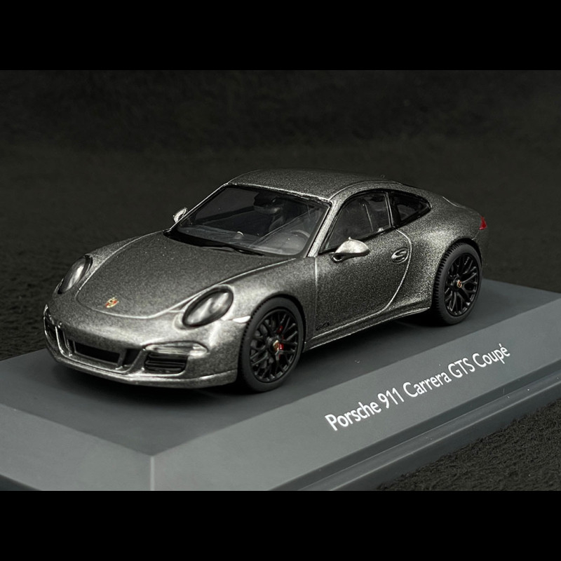 Porsche 911 Carrera GTS Coupé Type 991 2017 Quartz grey metallic 1/43  Schuco 450758300