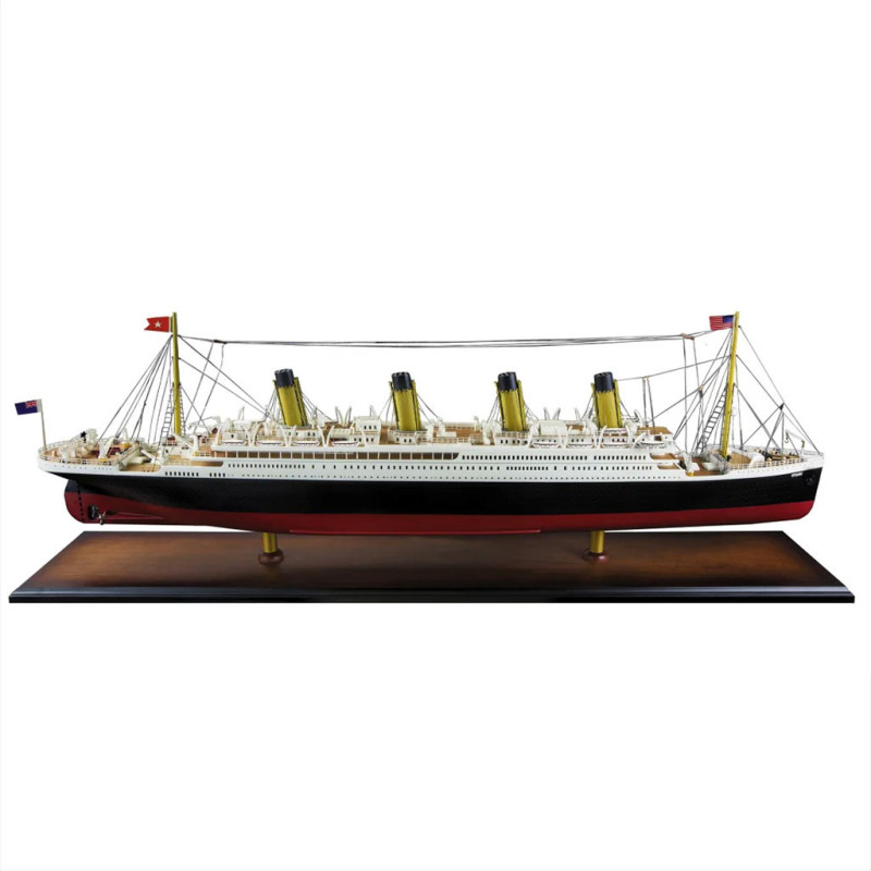 Woody JOE Maquette Titanic En Bois 1/350 – Kit D'assemblage Complet (cyprès, Magnolia, Métal)