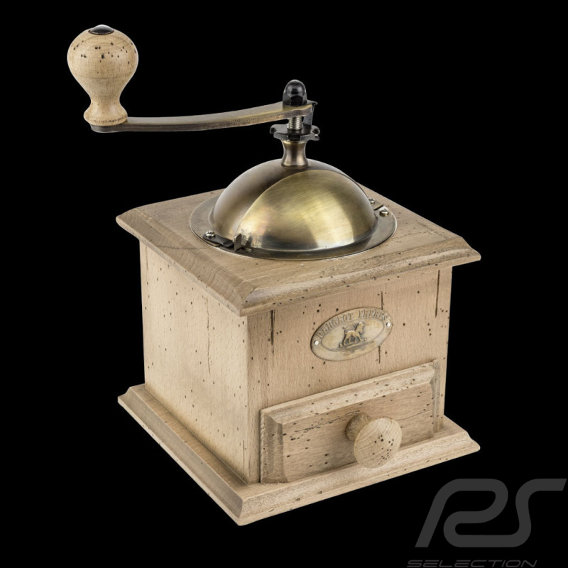 Manual Wooden Coffee Grinder Peugeot Antique Light Wood