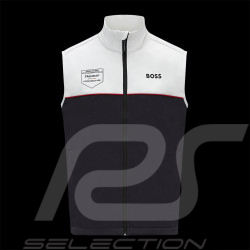 Veste Porsche Motorsport BOSS Tag Heuer Softshell Sans Manches noir / blanc - homme