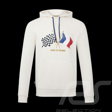 Sweatshirt 24h Le Mans Hundertjärigen Jubiläum Hoodie mit Kapuze Weiß - Herren