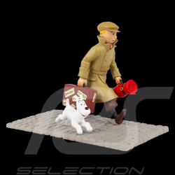 Figurine Tintin et Milou - Ils arrivent - Le petit vingtième 21 cm 45994