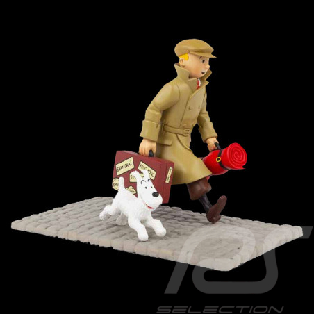 Figurine Tintin et Milou - Ils arrivent - Le petit vingtième 21 cm 45994