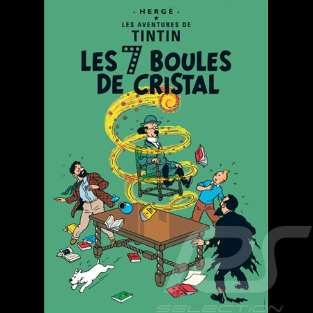 Póster Tintín - Las 7 bolas...