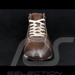 Chaussures Dust and Fury Pilot Cuir Brun Cognac - Homme