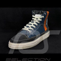 Chaussures Dust and Fury Monaco Toile / Cuir Bleu - Homme