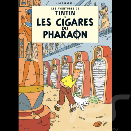 Poster Tintin - Les Cigares du Pharaon 50 x 70 cm 22030