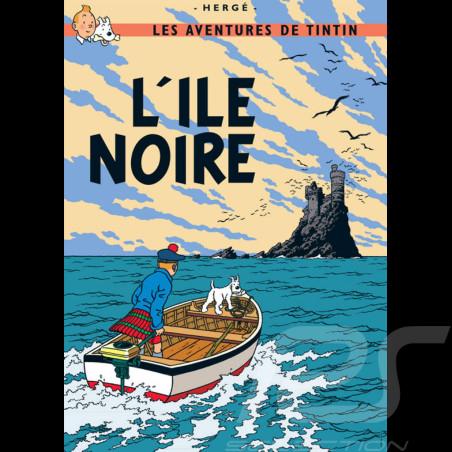 Póster Tintín - La Isla...