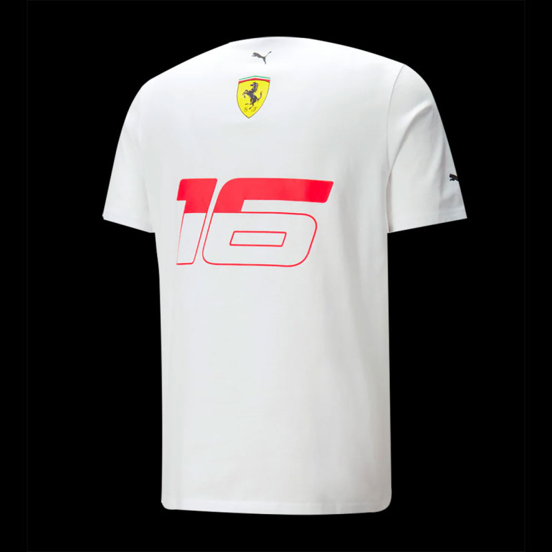 Clothing Brand Scuderia Ferrari Charles Leclerc T-shirt Grand