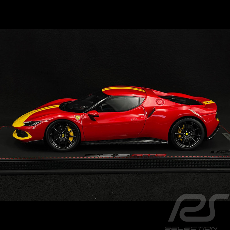 Ferrari 911 Carrera GTS Targa Typ 991 2022 Rosso Corsa Rot / Modena Gelb 1/18 BBR P18211D1