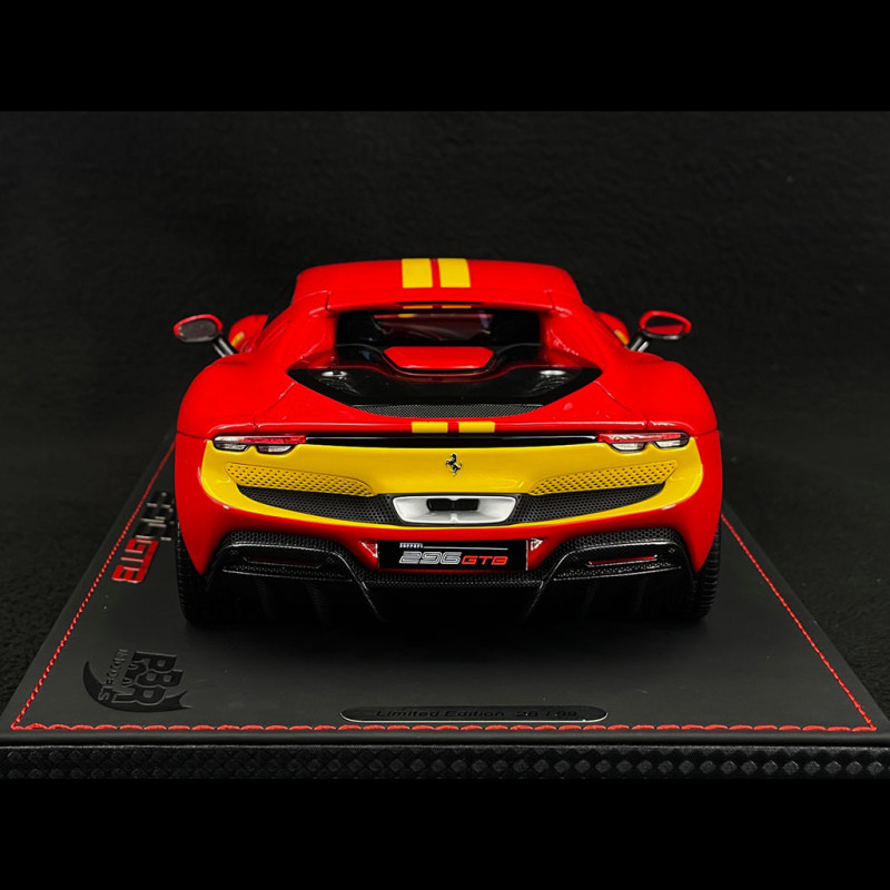 BBR P18211D1 Ferrari 296 GTB Assetto Fiorano Rosso Corsa 322