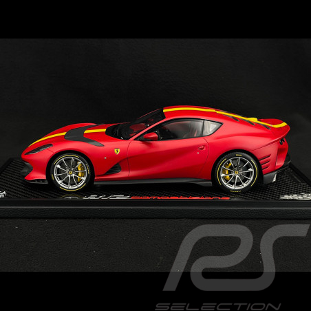 Ferrari 812 Competizione 2021 Rouge Ferrari F1 75 / Jaune 1/18 BBR P18207ST9