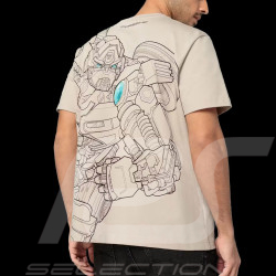 T-shirt Porsche x Transformers Oversize Beige WAP675PESS - Mixte