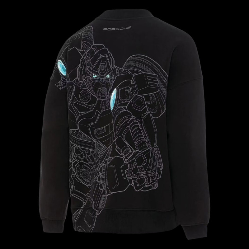 Transformers x Porsche Sweater Oversize Black WAP676PESS - Unisex