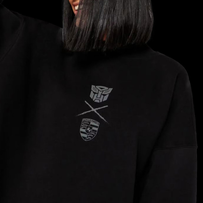 Transformers x Porsche Sweater Oversize Black WAP676PESS - Unisex