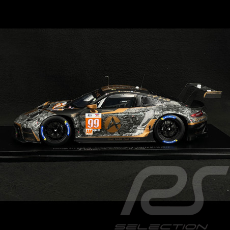 Porsche 911 RSR-19 Type 991 n° 99 24h Le Mans 2022 Hardpoint Motorsport 1/18 Spark 18S825