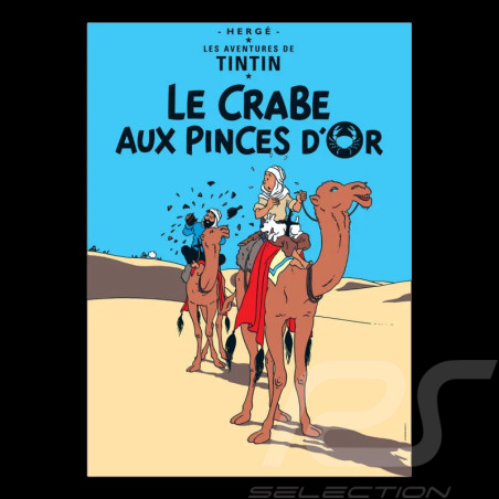 Poster Tintin - Le Crabe aux pinces d'or 50 x 70 cm 22080