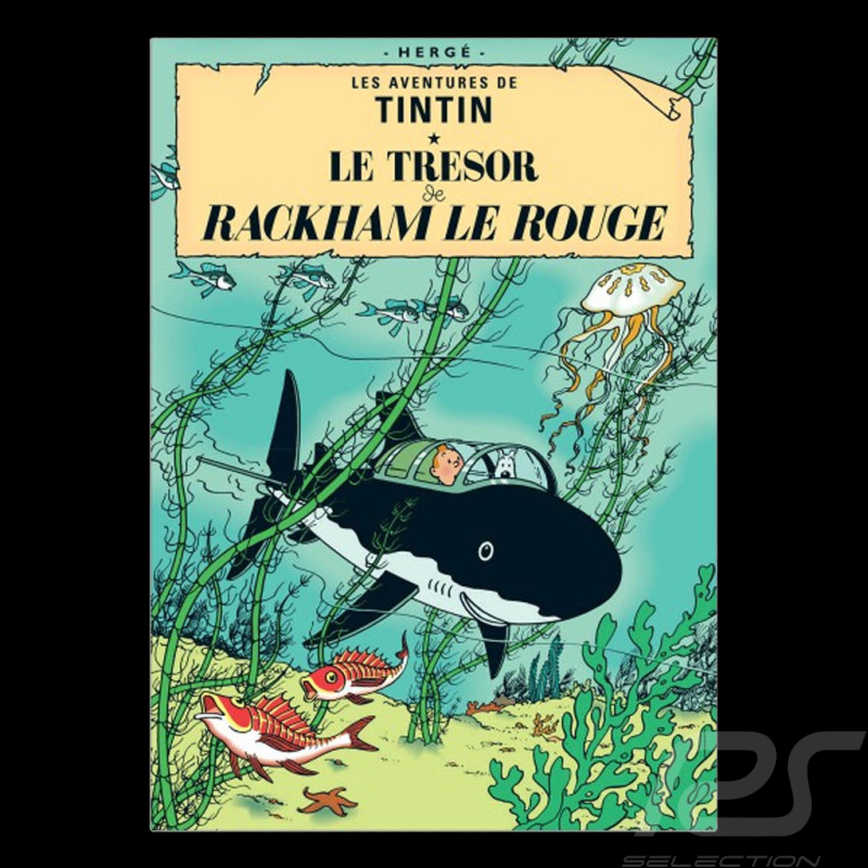 Tim und Struppi Plakat - Der Schatz Rackams des Roten 50 x 70 cm 22110