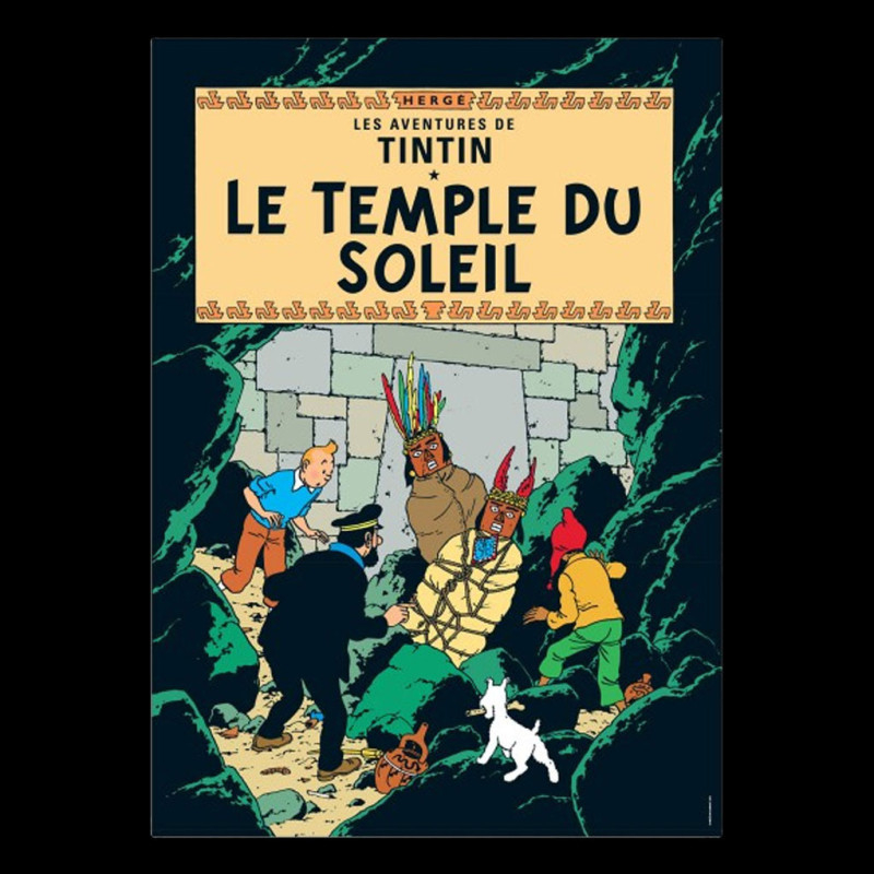 Kuifje - poster - De Zonnetempel / Le temple du soleil - 1996