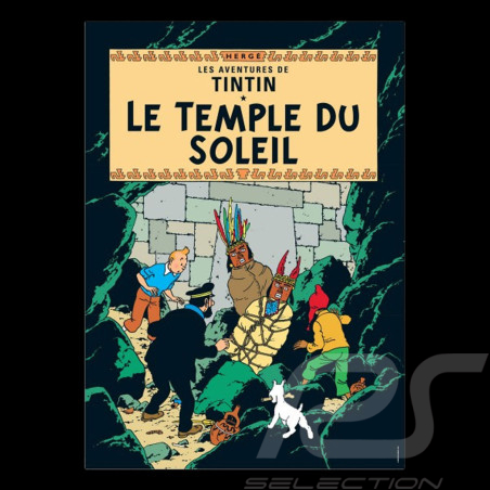 Póster Tintín - El Templo...