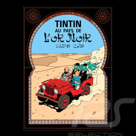 Poster Tintin - Au Pays de l'Or Noir 50 x 70 cm 22140