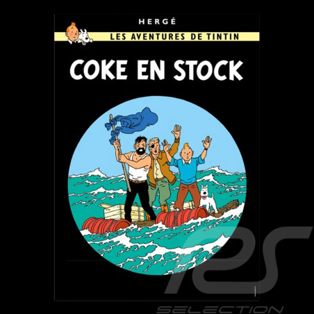Poster Tintin - Coke en...