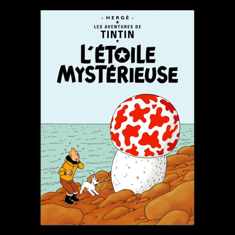 Hergé Poster „Les Aventures De Tintin: L'Étoile Mystérieuse“ – Limitierter Offset-Lithograph (70x50 Cm)