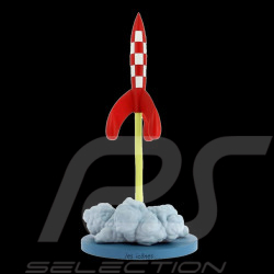 Rakete Tim und Struppi - Schritte auf dem Mond Resin 43 cm 46405