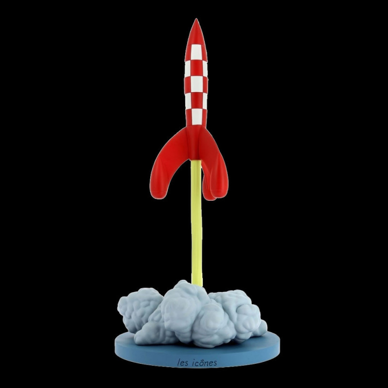 Fusée Tintin - On a marché sur la Lune PVC 8,5 cm 42433