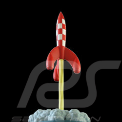 Rakete Tim und Struppi - Schritte auf dem Mond Resin 43 cm 46405