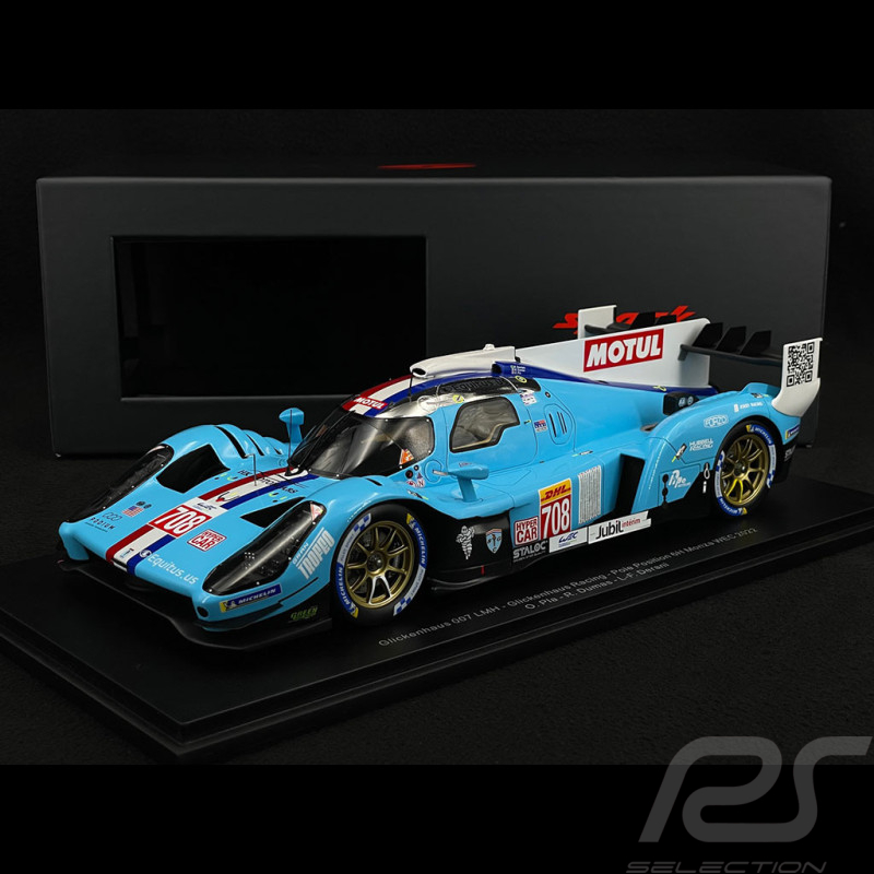 Glickenhaus 007 LMH Nr 708 Pole Position 6h Monza WEC 2022 Romain Dumas 1/18 Spark 18S785