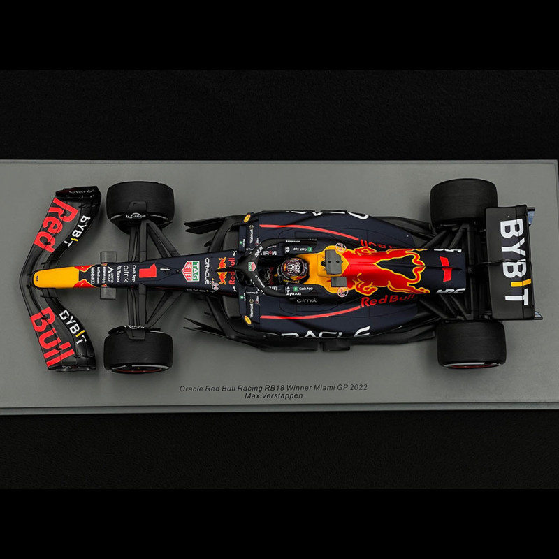 Max Verstappen Red Bull RB18 n° 1 Winner 2022 Miami F1 Grand Prix 1/18 ...