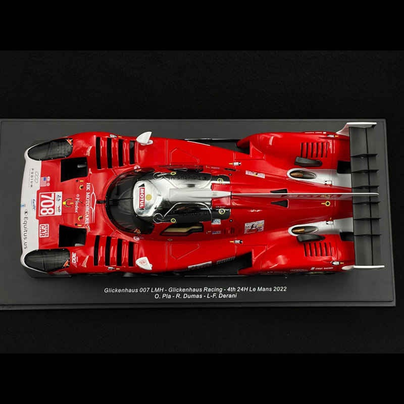 Glickenhaus 007 LMH n° 708 4ème 24h Le Mans 2022 1/43 Spark S8613