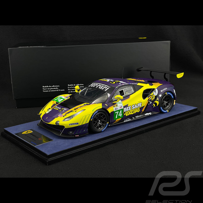 Ferrari 488 GTE Evo Nr 74 Klassen Platz 5. 24h Le Mans 2022 Riley Motorsports 1/18 LookSmart LS18LM033