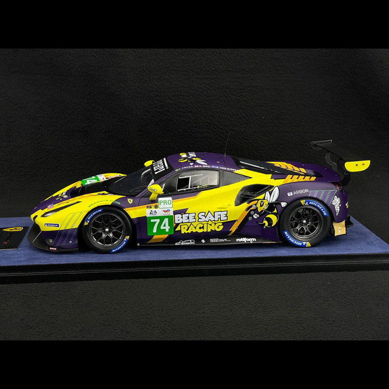 Miniature Looksmart 1/18 Ferrari 488 GTE Evo #74 – 24H Le Mans 2022 – Fraga / Bird